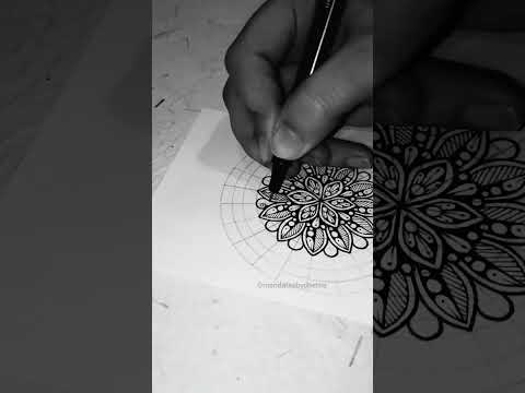 Intricate Mandala Design #mandalaart #mandalapatterns