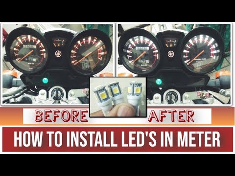 How to install LED's in meter
