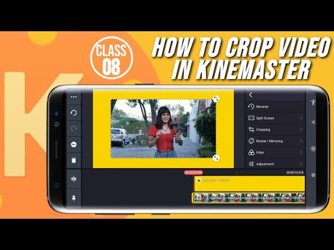 How to Crop Video In Kinemaster | Kinemaster Tutorial for Beginners | Class 08 |