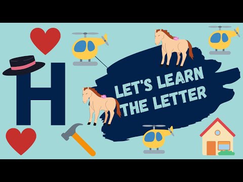 3 Minute Montessori: Learn how to Homeschool ABC Lesson 8: The Alphabet H by Junior Scholars