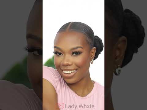 styling my short natural 4c hair #4chairstyles #naturalhairstyles #4cnatural #4chair