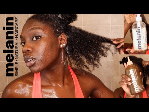 MELANIN HAIRCARE REVIEW, UNBOXING & WASH DAY w/ African Black Soap Shampoo