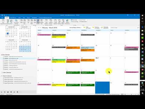 Outlook - Calendars