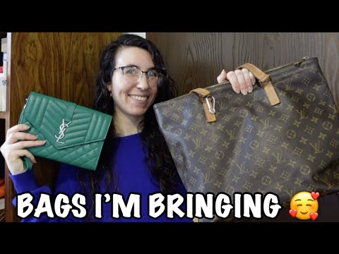 ALL THE BAGS I’M BRINGING TO JAPAN 🇯🇵 🥰 Louis Vuitton, Saint Laurent, & More 😅