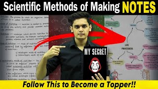 Scientific Method of Making Notes🔥| How to Make Notes?| Best Short notes ✅|