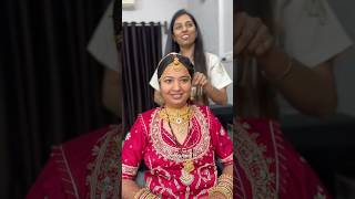 My beautiful bride in making 😍 #CBW #chhavibridalworld #bridalmakeup #bridalmakeupartist #jodhpur