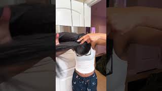 #protectivestyles #naturalhair #easyhairstyle #ponytail #clipins #beautytok #quickhairstyle