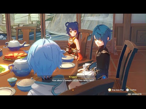 Genshin Impact 3.4 - Dining cutscene [JP/ENG]
