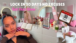 30-Day Lock-In Glow-Up Challenge (No Cheating) | $0 Budget