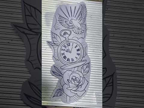 #Forearmtattoo #tattoo #tattoos #rosetattoo #dove #timepiece #2023 #2023status