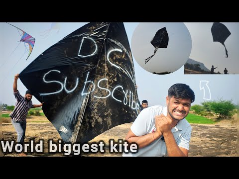 We Make World's Biggest Kite - 100% Flying | सबसे बड़ी पतंग 🪁🪁😱