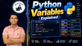 🔴 Python Variables Explained for Beginners | Assignment, Reassignment, Naming Rules & Conventions