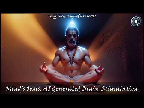 Mind's Oasis AI Generated Occipital and Parietal Lobes Brain Stimulation in the 8 to 12 Hz Freq.
