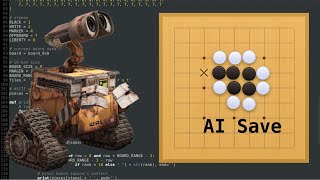 Programming the Game of Go in Python: teaching AI to save the group of stones