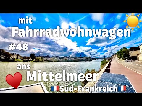 ‼️WIND ??? Nein ! RIND ‼️😱🐮🇫🇷 🫣 Von Dole bis Lyon‼️#48 Radreise Outdoor Campen ebike Campen INSTA360