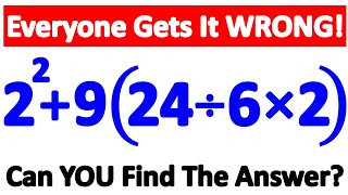 🔥 Looks Super Easy... But Everyone Gets It WRONG! Are YOU Smarter? 🤔
