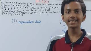 Q5 Ex 6A Sets | ICSE Math Class 8 | S.Chand Solutions | OP Malhotra |