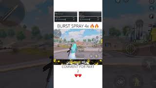 HOW TO IMPROVE BURST 💥 SPRAY #bgmi #sprayhacks #pubgmobile #spray #pubg #spraytransfer #gaming