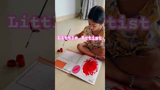 2 yr old lil artist #artist #painting #shorts #ytshorts #funinlearning #kidsviral #viralvideo