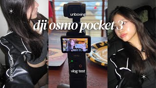 dji osmo pocket 3 creator combo unboxing + vlog test ₊˚⊹ ᰔ