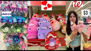 NEW 2024 Valentine's day Squishmallows at Claire's and Walgreens! Bigfoot clips, v-day clips, & more