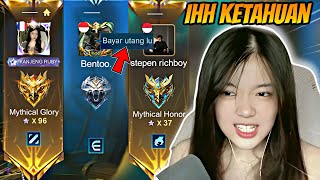 PRANK NAGIH HUTANG DEPAN STREAMER! DIA SAMPAI MALU LIATNYA 🤣 | MLBB