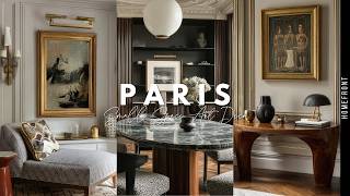 Timeless Parisian Interior Design | Small Space Luxury Apartment with Art Deco Details