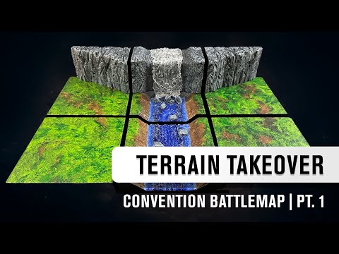 Terrain Building for TTRPGs | A Modular Cliffside Battlemap (Part 1)