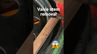 How to remove a valve stem from your tire #shorts