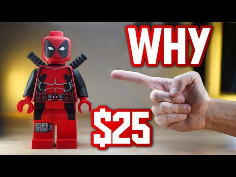 Why I spent $25 on this Giant Deadpool Minifigure - Shooting and Reviewing