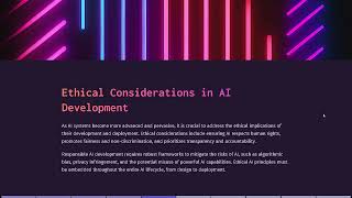 Explainable AI & Responsible AI