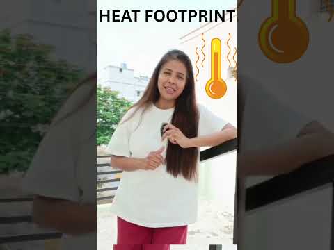 Heat Footprint explained I Your AC is warming the planet  #sustainability #climatechange #sdg13