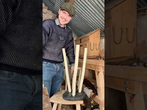 Stone stool #ireland #stone #wood #convention #woodwork #handtools #furniture #stool