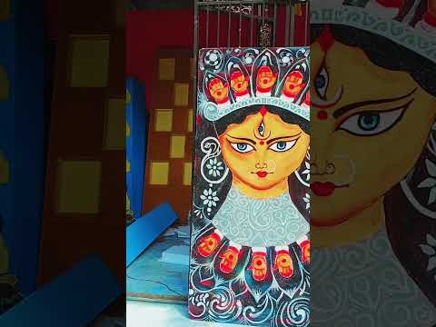 পূজা প্রস্তুতি অনির্বাণ একতা সংঘ  #dance #love #painting #vlog #live #cinematic