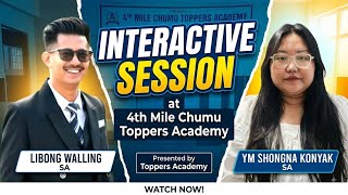Interactive session with successful candidates at 4th mile toppers academy 