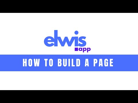 Series of Basic Tutorials - 1.How to build a Page