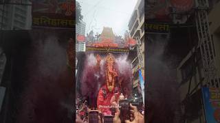 Mumbaicha Raja Ganesh Galli Pushpavrushti|Mumbai Cha Raja Visarjan Sohala 2025#mumbaicharaja #shorts