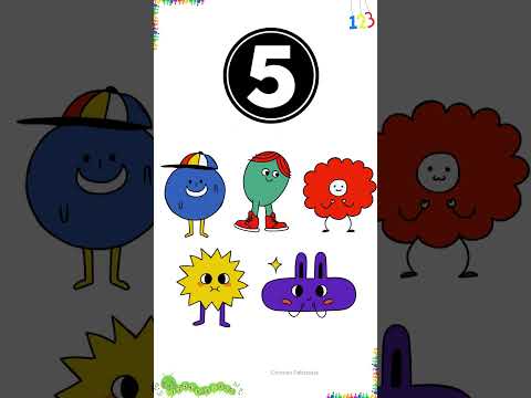 Counting Numbers 4-5 with Cartoons | Fun Learning for Kids