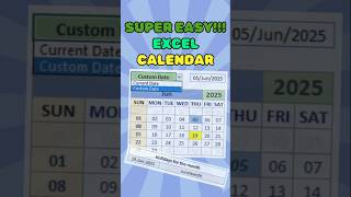 Excel Calendar with Holidays display!  #excel #excelcalendar #learnexcel #funexcel #ExcelFilter