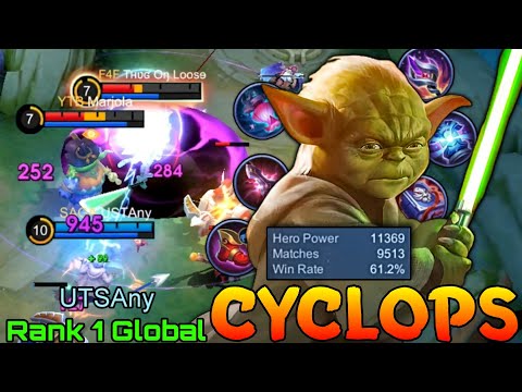 9,500+ Matches Cyclops Deadly Mage - Top 1 Global Cyclops by USTAny - Mobile Legends