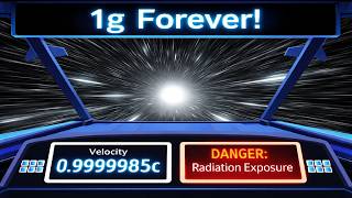 What Happens If You Never Stop Accelerating?