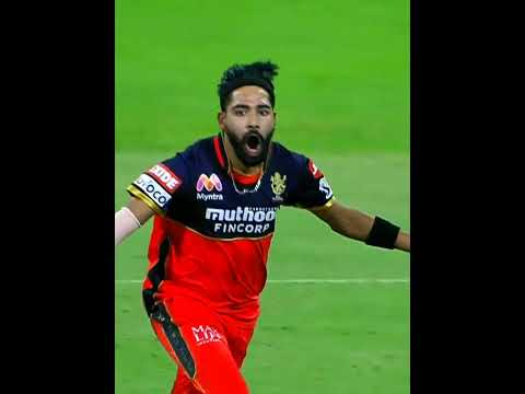 Mohammed Siraj best wicket #shorts #ytshorts #viralshorts #viralvideo #ipl #cricket