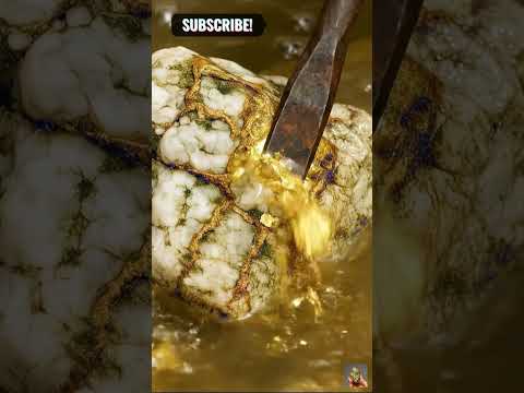 Gold Quartz Wait End🪙😮  #viral #golddiscovery #quartz #treasure #explore #lifestyle #gold #goldrush