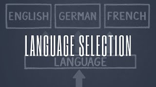 Language Selection