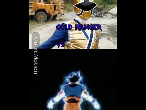 Gold Ranger vs Goku