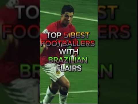 TOP 5 BEST FOOTBALLERS WITH BRAZILIAN STARS #cristianoronaldo #lionelmessi #top #football