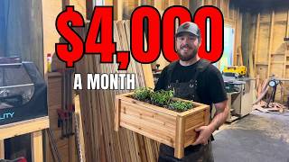 Woodworking Side Hustle – $4,000/Month (Free Plans!)