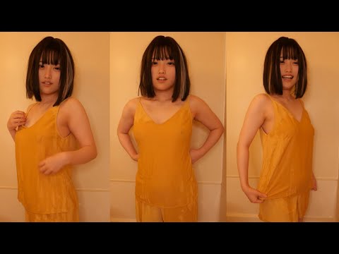 【ノーブラ】この服、濡らすと透けちゃう？【Dry vs Wet】