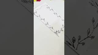 Easy designs for project work / Border Designs for project work #projectworkdesignsimple