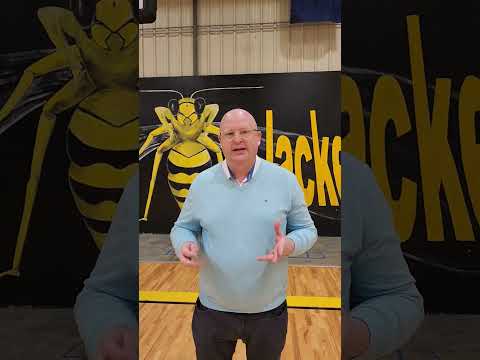 Superintendent Harwood of Vanderbilt Schools sharing his thoughts on the Guard Strong assemblies.